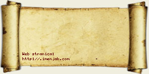 Sara Roglić vizit kartica